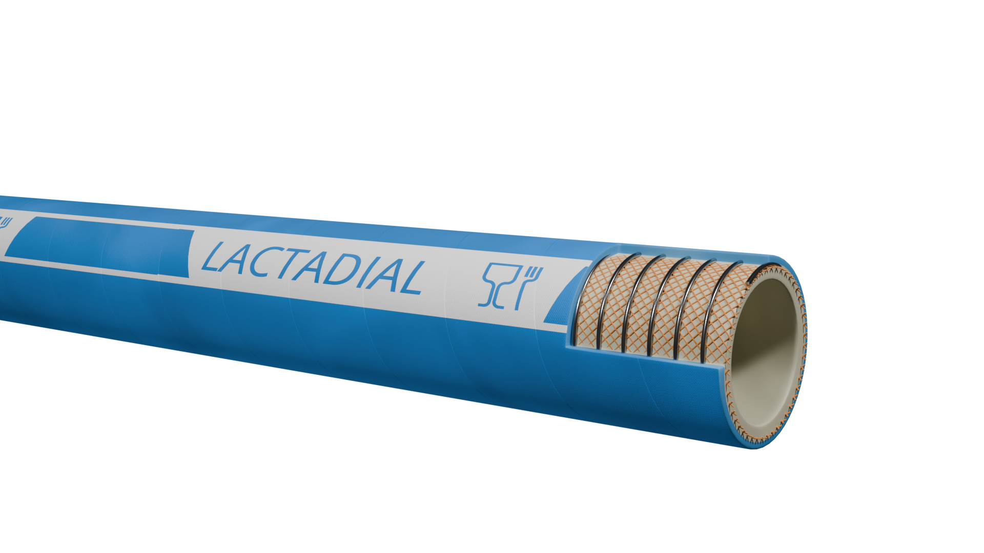 LACTADIAL LACTADIAL wąż przemysłowy spożywczy do mleka, soków, octu, wina - obrazek 1